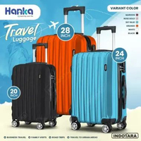 Koper 20, 24, 28 Inch Hanka - Koper ABS Koper Bagasi Koper Kabin 28 Inch Orange