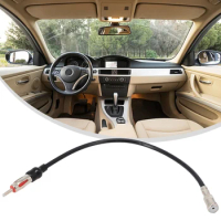 For FM AM Antenna Car Antenna Extension Cable Cord DIN Plug Connector For DAB Car Radio Exterior Part Adapter ISO To DIN Cable