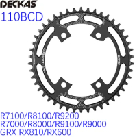 Deckas Road Bike Chainring 110bcd 9 10 11 12s R7100/R8100/R9200 R7000/R8000 /R9100/R9000/4700/5800/6800/R2000/R3000/RX810/RX600