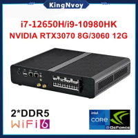 12th Intel i7 12650H i9 10980HK Gaming Mini PC NVIDIA RTX 3070 8G 3060M 12G DDR5 DDR4 NVMe Windows 11 Gamer Mini Computer WiFi6