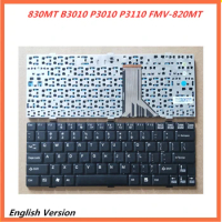 Laptop English Keyboard For Fujitsu 830MT B3010 P3010 P3110 FMV-820MT notebook Replacement layout Keyboard