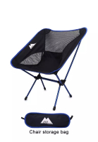 MasterTool Camping Foldable Chair, Folding Chair, Blue
