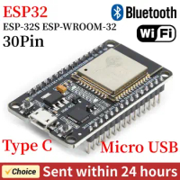 ESP32 ESP 32 Development Board WiFi+Bluetooth Module Ultra-Low Power Consumption Dual Core Micro USB C ESP-32 ESP-32S ESP 32