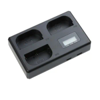 LP-E6 Three 3-slot Charger Suitable for Canon Camera Battery Charger for Canon DSLR Camera 5D4 6D2 5D2 5D3