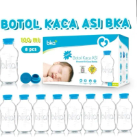 BKA Botol Kaca Asi BPA FREE Isi 8 Botol