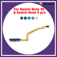 Original For Xiaomi redmi note 9S note 9 pro Fingerprint Sensor Home Return Key Menu Power Button Flex Ribbon Cable