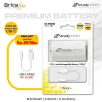 Brica B-Steady PRO D-Size Li-Ion Rechargeable Battery - Premium Battery - Battery Rechargeable - Bat