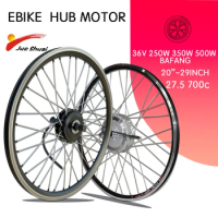 BAFANG Electric Bike Conversion Kit 36V 250W 350W 500W Brushless Gear Front Rear Wheel Hub Motor 20 -29 Inch 27'5''700C For Ebik