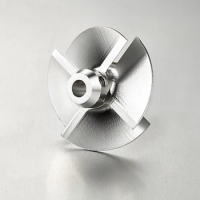 Four leaf blade CNC Aluminium propeller for TFL 24mm Water Jet for RC boat