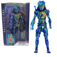 7.2inch Original NECA Figure Toys Thermal Vision Fugitive Predator Action Figure PVC Collectable Model Toy Doll