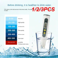 1/2/3PCS Handheld TDS Water Test Pen Digital Water Tester Water Quality Analysis Meter Water Purity Check Measurement PH Meters