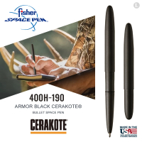 【fisher】Fisher Space Pen ARMOR BLACK CERAKOTE☆ 盔甲黑子彈型太空筆(#400H-190)