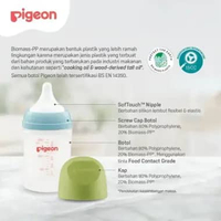 Pigeon Botol Susu Bayi Twin Pack Isi 2 BPP Wide Neck 160ml With SofTouch Nipple Dot Anti Kolik & BPA