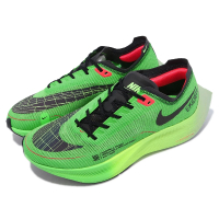 NIKE 耐吉 競速跑鞋 ZoomX Vaporfly Next% 2 男鞋 綠 黑 反光 回彈 碳板 運動鞋(DZ4779-304)