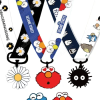 Universal Phone Lanyard Cookie Monster Neck Cord Necklace Strap Cartoon Mobile Phone Safety Anti-Lost Lanyard Hanging Rope