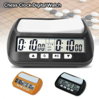 New Professional Chess Clock Digital Watch Count Up Down Timer Board Game Stopwatch Sports Electronic Competition Board Game