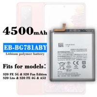 NEW A52 EB-BG781ABY Battery For Samsung GALAXY S20 FE 5G A52 G780F Battery