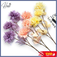 Bunga Mekar Tangkai Panjang Cabang 3 Bunga Artificial Import Bunga Carnation Mekar Premium (KN-438)