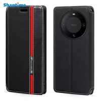 For Huawei Mate 60 Pro Case Fashion Multicolor Magnetic Closure Flip Case Cover with Card Holder For Huawei Mate 60 Pro Plus