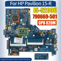 LA-B972P For HP Pavilion 15-R Laptop Mainboard 790669-501 I5-5200U SR23Y N15V-GM-S-A2 820M 100％ Tested Notebook Motherboard