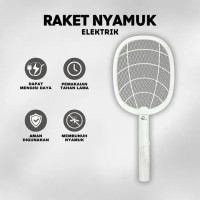 [Pplus] Raket Nyamuk Listrik / Pembunuh Nyamuk Listrik / Mosquito Killer Recharge Terlaris