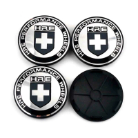 Roda Kereta Roda Persembahan HRE, Set 4pcs, Saiz 69mm, Penutup Rim Tengah Pusat, Lencana Penggayaan 