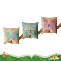 Bantal Sofa Dekorasi Motif Kupu Kupu Bahan Polyester Dan Batik Katun - Mama Butterfly Printed Fabric
