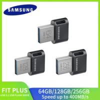 Samsung FIT Plus USB 3.1 USB Flash Drive 256GB 128GB 400MB/s Pendrive mini usb Memory Stick 64GB 300MB/s Pen Drive