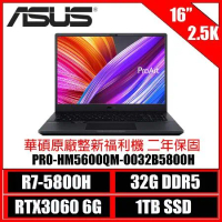 ［ASUS原廠整新福利機］ASUS ProArt Studiobook16HM5600QM-0032B5800H 16吋