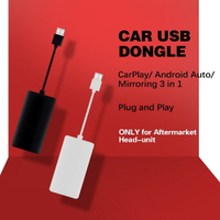 APP下單享點數9%｜後裝主機apple carplay和android auto的本田/奧迪/寶馬/奔馳usb連接器適配器兼容安卓系統