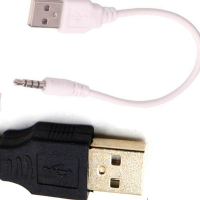 Ainmax 艾買氏 USB公 3.5mm公 硬碟連接12V汽車 CD player aux(汽車用音源線 mp3轉接線 訊號線)