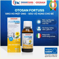 [TÍCH ĐIỂM] Siro Ho Cho Bé Otosan Fortuss Vị Mật Ong Ngọt Giảm Ho Khan Đau Rát Khàn Tiếng Tan Đờm Ch