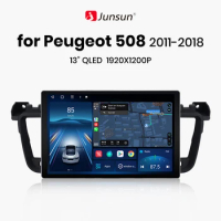 Junsun X7 MAX 13.1“ 2K AI Voice Wireless CarPlay Android Auto Car Radio for Peugeot 508 508SW 2011 - 2018 Multimedia autoradio