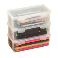 LOLEDE Pencil Cases Useful School Supplies Kawaii Stationery Organizer Bag Astethic Holster DIY Office Pen Box Kits Sacs Pen Box