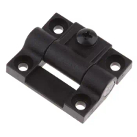 Position Control Hinge 4Holes Replace OEM Black Plastic 1.65x1.42inch NEW