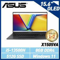 (拆封福利品) ASUS X1505VA-0161K13500H 搖滾黑 15.6吋筆電 (i5-13500H/8G)