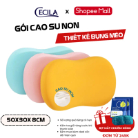 Gối cao su non bụng mèo CECILA Gối Nệm Y Tế thiết kế công thái học đàn hồi mềm mại