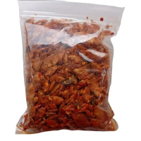 keripik anak ikan /snacks baby fish pepetek 250 gram pedas ( COD ) BEST SELLER goreng kering Makanan