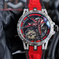 High quality men's king automatic mechanical watch titanium alloy bezel Fashion casual high-end men's watch custom trademark