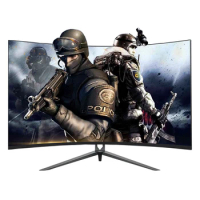 1MS 32 " 165hz Monitor Gamer 2k LCD Curved Screen Monitor PC HD Gaming Displays for Desktop HDMI Monitors for Computer Monitor