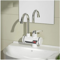 Electric Hot Water Heater Faucet Kitchen Instant Heating Tap Water Heater with LED