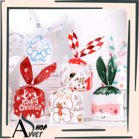 AVVET-Goodie Bag Plastik Permen Karakter Isi 50pcs Kantong Bingkisan Souvenir Tas Hampers Snack Ulan