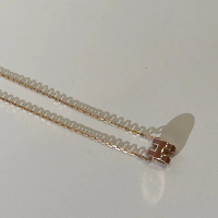Pre-owned HERMES FASHION JEWELRY NECKLACE MINI POP H GHW (PV310326.169/DVEXP)