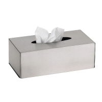 【KELA】壁掛式不鏽鋼面紙盒 霧銀(衛生紙盒 抽取式面紙盒)