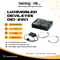 2 PCS Devil Eye RGB Biled 2,5 Inch 3 Inch Modul Welcome Sein Running APP Bluetooth 22 Titik LED