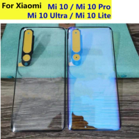 For Xiaomi Mi 10 Battery Cover Back Glass cover Mi 10 Ultra / Mi 10 Lite Rear Door Housing For Xiaomi Mi 10 Pro 5G Battery Cover