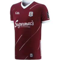 Rompi Peringatan Rumah Gaway GAA, Baju Ragbi Lelaki, Saiz: S-3XL, Derry GAA Rumah Jersi, HitHard, de