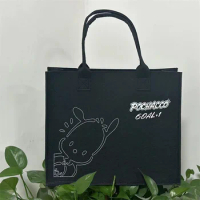 300Pcs/Lot Felt Handbags Ladies Storage Gifts Eco-Friendly Shopping Bags Books Toy Thicker Durable Felt Bag with Customized Logo