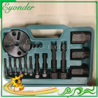 Quick Auto AC Car A/C Repair Air Conditioning Conditioner Aircon for Sanden Compressor Clutch Pulley Hub Sucker Puller Kit Set