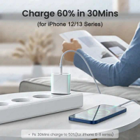 USB Type C Charger Adapter Fast Phone Charge For iPhone 13 12 11 Pro Max Mini Xs Xr AirPods iPad Huawei Xiaomi LG Samsung PD 20W